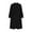 Black, variant on Winter Dresses for Women Vintage Corduroy Long Dress Loose Fit Long Sleeve Single Breasted Button Down Lined Collar Dresses