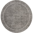 thumbnail image 2 of Lavadora Medium Grey 6'7" Round Global Machine Washable Round Area Rug, 2 of 5