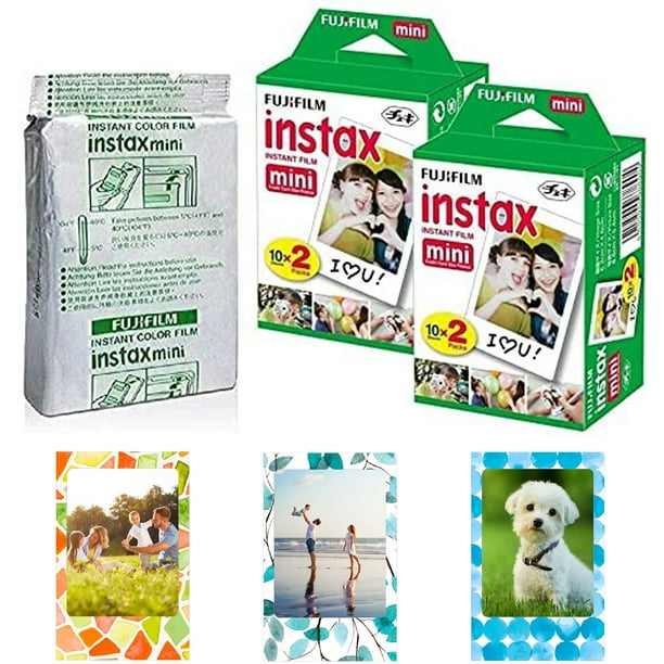 Película instantánea Fujifilm Instax Mini, paquete de 10 hojas x 5 (50 tomas)