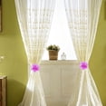 thumbnail image 6 of SJYYTT 1Pc Magnetic Curtain Tiebacks,Rose Flower Tie Backs Rope for Curtains,Elegant Decorative Holdbacks Holders,Home Decor Thin Or Sheer Window Drapries Bed Canopy,Curtain Tiebacks Buckles Holders, 6 of 9