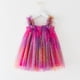 thumbnail image 2 of Odeerbi Niñas Verano Gradiente Tul Vestido Sparkly Sequin Slip Correa Vestido Camisola Sin Mangas Vestido de Malla, 2 of 4