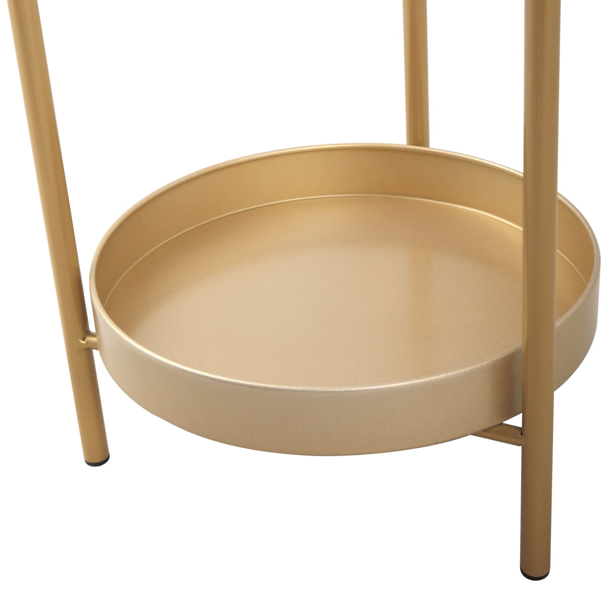 Kepooman Large Metal Plant Stand with 2 Trays, 31.5" Pot Stand for Indoor and Outdoor Plants, Rustproof Decorative Plants Shelf, Flower Stand, Golden Kepooman Large Metal Plant Stand with 2 Trays, 31.5" Pot Stand for Indoor and Outdoor Plants, Rustproof Decorative Plants Shelf, Flower Stand, Golden