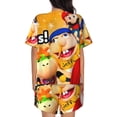 thumbnail image 3 of Saiise Sml Jeffy J Pajamas Sets for Women Soft Short-Sleeved Pjs with Lounge Shorts Two Piece Sleepwear S-4XL, 3 of 7