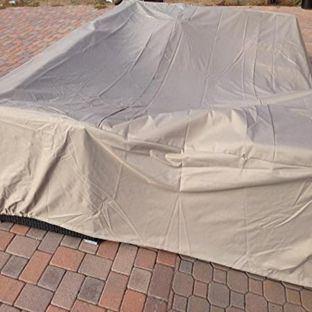 Dola Large Outdoor Sofa Sectional Cover Square Waterproof Heavy Duty Dola Large Outdoor Sofa Sectional Cover Square Waterproof Heavy Duty Measuring 126 Inches Patio