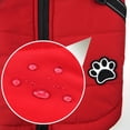 thumbnail image 7 of Dogs Autumn Winter Warm Coats Fleece Lined Winter Vests for Small Medium Dogs Hiking, Pink, 7 of 7
