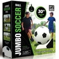thumbnail image 3 of Do-U-Play: Jumbo Soccer Ball - 30" Inflatable Ball, Outdoor Sports Play, Kick-Chase-Bounce, Hand Pump, Easy Inflate & Deflate, Adults & Kids Ages 3+, 3 of 7