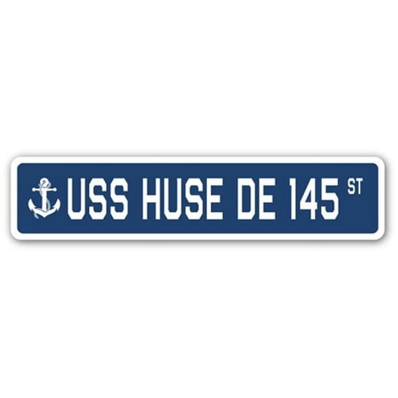 USS HUSE DE 145 Street Sign us navy ship veteran sailor gift