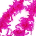 thumbnail image 4 of Boa de plumas Yuyangstore Decoración artesanal esponjosa 6.6 pies Magenta, 4 of 7