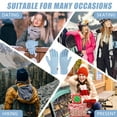 thumbnail image 5 of FZ FANTASTIC ZONE Womens Winter Warm Touch Screen Gloves Elastic Cuff Thermal Knit Gloves for Women Cold Weather Gifts, darkblue, 5 of 6
