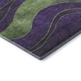 thumbnail image 3 of Addison Rugs Mayfield Premium Machine Washable Transitional Swirls Purple Rectangle Rug, 3' x 5', 3 of 7