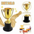 thumbnail image 2 of 24 Pack Mini Trophy for Kids Awards,Plastic Gold Award Trophy Cups,For Party Favors,Rewards,Sports,C, 2 of 5