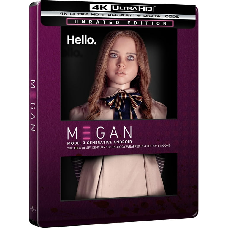 ミーガン スチールブック 4K UHD M3Gan (Steelbook Untrated Edition) (4K Ultra HD + Blu-ray +