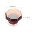 thumbnail image 2 of Hytrove 2Ud Manijas De Cristal Artificial Para Cajones Y Puertas Con Octagonal Marrón, 2 of 8