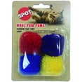 thumbnail image 2 of Spot Wool Pom Poms with Catnip Cat Toy 4 pack, 2 of 3