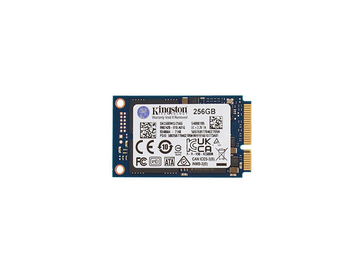 256G SSD KC600 SATA3 mSATA