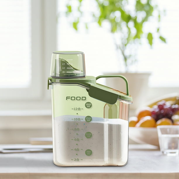 Puntoco Liquidación de suministros de cocina Cubo de arroz sellado Cubo de comida para perros Cubo de comida Cubo de granos misceláneos para el hogar Cubo de almacenamiento de granos a prueba de a