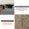 thumbnail image 5 of FOROUTIA Accent Cabinet with Shelves,Vintage  Sideboard Buffet Cabinet with Storage for Living Room,Kitchen, 5 of 6