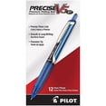 thumbnail image 4 of Pilot® Precise™ V5 Liquid Ink Retractable Rollerball Pens, Extra Fine Point, 0.5 mm, Blue Barrels, Blue Ink, Pack Of 12, 4 of 9