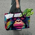 thumbnail image 7 of Monkey Foldable Reusable Large Capacity Oxford Cloth Cube Organizer Shopping Bag Basket Organizer, 7 of 7