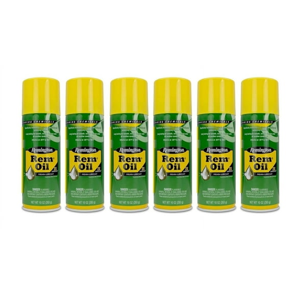 Rem Oil Cleaner and Lubricant Aerosol, 10 Oz, Pack of 6 Rem Oil Spray 10 Oz Oil and Cleaner -