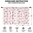 thumbnail image 2 of Blackout Kids Curtains,Butterfly and Pink White Pattern Children's Insulated Curtains Set Of 2,Bedroom Essentials,Toddler Room Decor 42"x54", 2 of 5
