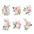 thumbnail image 4 of Pegatinas para bañera,Pegatinas de pared para bañera Bañera PVC Antideslizante,Calcomanías de pared con flores para decoración del hogar,hermosas y elegantes,Calcomanías para baño, 4 of 8