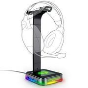 HyperGear RGB Command Station Headset Stand w/ 6 Color Light Effects ()