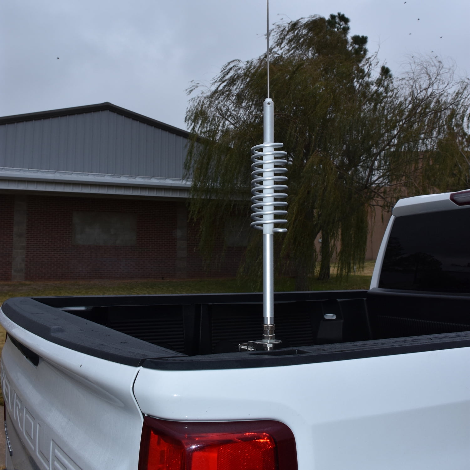 Tram TramCat TC-6 15,000-Watt Trucker Aluminum CB Antenna with 35-1/2-In. Stainless Steel Whip and 6-In. Shaft
