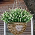 thumbnail image 4 of PENGXIANG 4 Branch Artificial Flower Realistic Romantic 7 Forks Simulation Lavender Green Plant Decoration Home Decor, 4 of 10