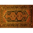 thumbnail image 1 of Ahgly Company Machine Washable Indoor Rectangle Persian Yellow Traditional Area Rugs, 7' x 10', 1 of 4