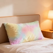 Hometravel Winter Flannel Pillow Cover, Soft Short Plush Bedding Accessory, Cozy Seasonal Pillowcase for Bedroom, Dorm, Home Use