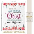 thumbnail image 5 of Christian Gifts for Women Faith, Gifts for Christian Women, Religious Gifts for Women Christian, Christian Women Birthday, Christian Religious Bible Verse Prayer Blanket 50"x60", 5 of 5