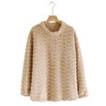thumbnail image 3 of Wensltd Pyjama Épais Doublé en Polaire pour Femmes Manches Longues Col Rond Mode Chaud Confortable Chandail Tops, 3 of 3