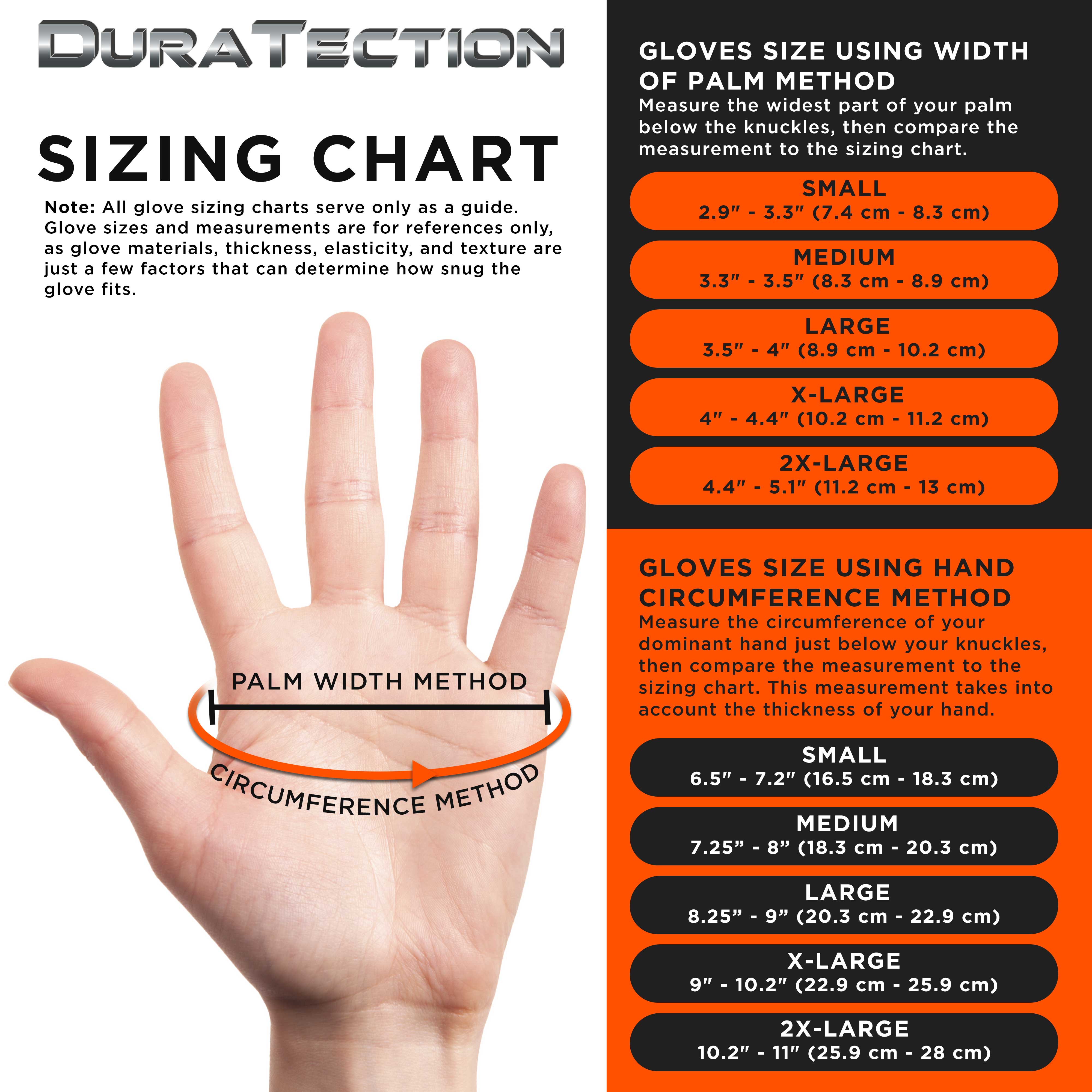 Dura-Gold Duratection 8 Mil Orange Super Duty Diamond Textured Nitrile Disposable Gloves, 10 Boxes of 100, Small - Latex Free, Powder Free, Food Safe, Safety Protection Work Gloves, Industrial