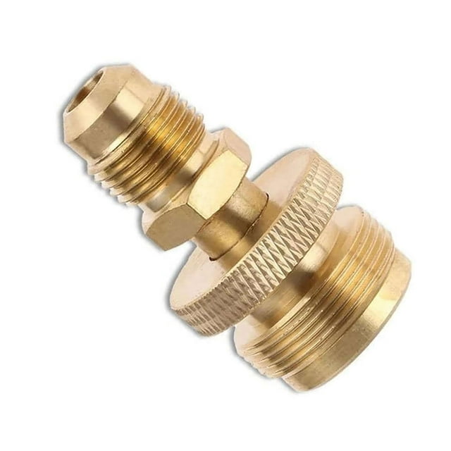 GUYUTING Adaptateur de Régulateur de Propane de 1 Lb pour Fuselé Mâle de 3/8 Po pour Appareils Portatifs de 1 Lb pour Grands Réservoirs Raccord en Laiton