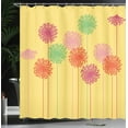 thumbnail image 3 of Indie Shower Curtain, Dream Big Work Hard Typography Design with Galaxy Outer Space Modern Words, Cloth Fabric Bathroom Decor Set with Hooks,  Grey White, 3 of 4