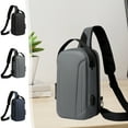 thumbnail image 1 of Xihbxyly Mochila Pequeña de Hombro para Hombre, Diseño Moderno y Ligero, Versátil para Uso Casual y Profesional, Material Eva Duradero, Ideal para Viajes, Disponible En Gris y Azul, Tamaño 32 X 21 X, 1 of 6