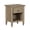 Brushed Oak, variant on My Texas House Monroe 1 Drawer Nightstand, with USB, Brushed Oak Finish