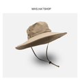 thumbnail image 4 of Men's Drawstring Bucket Hat Sun Protection Floppy Visor Bucket Hat, 4 of 5