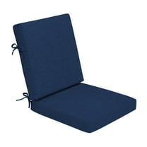 ARDEN Foam Outdoor Dining Chair Cushion, 20 x 20, made with ProFoam, Rain-proof, Fade Resistant, Sapphire Blue Leala