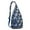 Blue-26, variant on Waterproof Sling Backpack for Women – Lightweight Crossbody Chest Bag with Adjustable Strap for Travel & Outdoor – Mermaid Scales, Ocean Waves & Nautical Sea Life Print