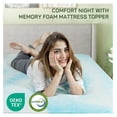 thumbnail image 6 of 3 Inch Memory Foam Mattress Topper Full Size, Gel Infused Bed Pad for Back Pain Relief - Ventilated Cooling Topper, 6 of 9