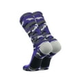 thumbnail image 2 of Woodland Camo Crew Socks (Purple Camo, Large), 2 of 2