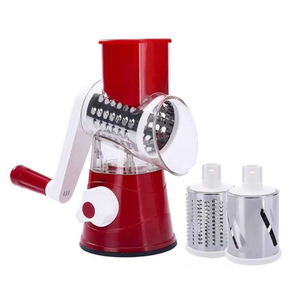 Vegetable Mandoline Slicer, 3 in 1 Round Veggie Chopper Fruit Cutter