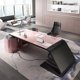 thumbnail image 3 of Floor Corner Office Desk L Shaped Reception Executive Luxury Computer Desks European Supplies Mesa Escritorio Modern Furniture My Lux Decor Round, 3 of 17