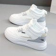 thumbnail image 1 of Zapatillas de skate Colorblock para mujer, zapatillas deportivas con plataforma y cordones, zapatillas deportivas transpirables, 1 of 4