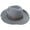 B, variant on Vintage Wool Hat Victorian Age Wide Brimmed Western Gentleman Hat Versatile Pork Pie Hat for Dinner Outdoor Casual Wear