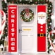 thumbnail image 5 of Bandera colgante para puerta de Navidad, pancarta para puerta de Navidad, adornos navideños colgantes, pareado navideño, diseño fácil de usar, 5 of 12