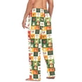 thumbnail image 7 of Christmas Squares Snowmen Hearts Mens Pajama Pants Cotton Elastic Waistband Lounge Sleep Pajama Bottoms Pj with Pocket, 7 of 7