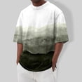 thumbnail image 2 of Men's T-shirt T-shirts Graphic Text Pool3D Printing Street Casual Short Sleeve Printed Clothing Basic 5XL, 2 of 5